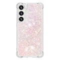 Pikkukuva 3 / 5: YB Quicksand Series-1 Yhteensopiva Samsung Galaxy S24+ -kotelon kanssa, nestemäiset kelluvat paljetit TPU-suojus - WELLNGS Pink Pentagrams