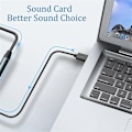 Miniatyrbillede 2 af 5: USB til Optisk Lydadapter USB A til Optisk Lyd SPDIF Port Forbind Lydkonverterkabel - WELLNGS