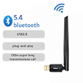 Pikkukuva 3 / 3: Bluetooth 5.4 -sovitin 100M pitkän kantaman Bluetooth-sovitin EDR USB tietokoneille ja pöytätietokoneille -WELLNGS