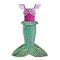 Miniatyrbild 2 av 5: Flickkläder Barnkläder V-WELLNGS 3-4T(size 110) 2pcs Mermaid Set2