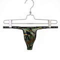 Miniatyrbilde 2 av 5: Menns kule kamuflasje truseundertøy, hot Low Rise Men's Thong G-string Bikini Briefs-WELLNGS Army green camouflage XL