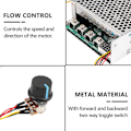 Miniatyrbillede 5 af 5: DC 10-55V 100A 3000W Motorhastighedsregulator Reversibel PWM-styring Frem og Tilbage Controller - WELLNGS