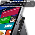 Miniatyrbild 4 av 5: för Surface Connect till USB-C magnetisk adapter, typ C fungerar med 15V/3A 45W för Surface Pro 6/5/4/3-WELLNGS