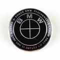 B MW motorhjelms emblem, Thunder helt sort, Thunder helt sort Thunder all black 82MM hood