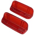 To røde indvendige dørpanel lyslinse-reflektorer 1KD947419 egnet til B6, B7, CC, MK5, MK6 og Golf MK6