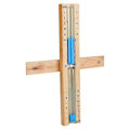 Miniatyrbilde 1 av 5: Sauna-timer 15 minutters Sandklokke - Tre Rotterbar Sandklokke for Infrarød, Damp og Tønne-saunaer, Sauna Tilbehør - WELLNGS Blue