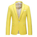 Miniatyrbillede 1 af 4: Moderne herreblazer til forretning og fritid - WELLNGS lemon yellow 4XL
