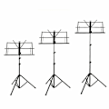 Miniatyrbillede 3 af 5: Heavy Duty Foldbar Musikstand Stativ Base Tripod Orkester Dirigent Bord TY-WELLNGS Black