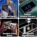 Pikkukuva 3 / 5: Yksityisyys Magneettinen Suojakotelo Samsung Galaxy S24 Ultra/S24 Plus/S24 -puhelimille turvalukolla, Magnetic-WELLNGS Black S24 Plus