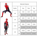 Pikkukuva 2 / 5: Spider-man: Far From Home Cosplay-asu Unisex Spiderman-hyppypuku Aikuiset Halloween-juhlat Cosplay-asut Zentai-puku-WELLNGS 180