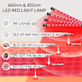 Miniatyrbillede 2 af 5: Rødt lys terapi, 80 LED'er rødt lys enheder med 15\"-60\" justerbart stativ - WELLNGS 0 0