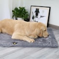 Miniatyrbillede 3 af 4: Hunde seng måtte tæppe kæledyr kasse pude hjem rejse hvalp killing sovepude brun Xl-WELLNGS Gray M