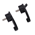 Miniatyrbilde 1 av 5: 2 stk. Svart Schuko Vinklet Plugg Flat, Schuko Flat Plugg 250 V (16 A), Schuko Plugg, Schuko Plugg Flat, Eu Plugg-WELLNGS