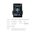 Miniatyrbilde 4 av 5: M6C Elektrisk sykkel LCD-skjerm 24V-60V E Scooter LCD-panel Fargeskjerm med USB for Mountain-WELLNGS