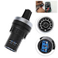 Miniatyrbillede 4 af 5: LA42DWQ-22 1K 2K 5K 10K Rotations Potentiometer Inverter Hastighedsregulator Inverter-WELLNGS 5K Ohm