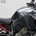 Miniatyrbilde 3 av 5: Drivstofftankputer for Ducati Multistrada V4 S V4s V 4s 2021 Antislipputer Motorsykkel drivstofftankputer Drivstofftankputer Sideklistremerker beskyttelse - WELLNGS