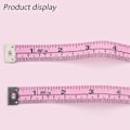 Miniatyrbild 3 av 5: Måttband 4-pack, Måttband för kropp Dubbel Skala Måttband för Sömnad, Kropp, Skräddare 150 cm/60 Tum-WELLNGS Pink
