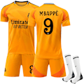 Pikkukuva 1 / 2: 2024-2025 Real Madrid Aawy Barn & Vuxen Fotbollströja Jersey Nr. 9 Mbappé Away-WELLNESS Away 16