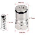 Miniatyrbillede 2 af 5: Post til Cornelius Type Ball Lock i rustfrit stål med Poppet Post-WELLNGS