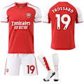Pikkukuva 1 / 2: 25-26 Arsenal Football Club Kotipeliasu Nro 19 Trossard Pelipaita Setti Lasten Aikuisten Jalkapallopaita (Sisältää Sukat)-WELLNGS NO.19 24
