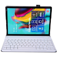 Miniatyrbild 2 av 5: Fodraltangentbord för Galaxy Tab S5E 10.5 2019 Sm-T720 Sm-T725 T720 T725 Fodral för Tab S5E Tangentbordsfodral (Guld)-WELLNGS