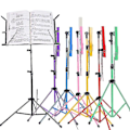 Miniatyrbillede 2 af 3: Heavy Duty Foldbar Musikstand Stativ Base Tripod Orkester Dirigent Bord TY-WELLNGS Red