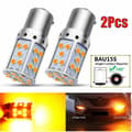 2X Feilfri Ingen Hyper Flash Gul Bau15s 7507 PY21W LED Blinklys Pære - WELLNGS