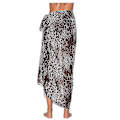 Pikkukuva 3 / 3: Naisten ranta-sarong pareo sifonki bikinit käärehame uimapukukäyttöön - WELLNGS Leopard print