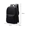 Miniatyrbillede 3 af 5: Ny Pokmon Rygsæk Lysende Skole Taske Til Drenge Piger Studerende Rejsetaske Vandtæt Slidstærk Mochilas-WELLNGS Lightning black