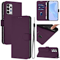 Miniatyrbillede 2 af 5: Skin Feel PU Etui Kompatibelt med Samsung Galaxy A52 4G / 5G / A52s 5G-WELLNGS Violet
