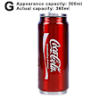 Miniatyrbillede 1 af 5: 350ml/500ml Coca Cola krus, varmt og koldt isolering, 304 rustfrit stål termoflaske, Coke kæmpe vandflaske, tilpasset bil Tra-WELLNGS Actual Capacity 360Ml Red