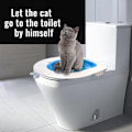 Miniatyrbild 3 av 5: Katttoalett Träningskit Kitty Toalett Träningssystem Hjälper Kissa Hygieniskt - WELLNGS