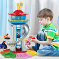 Miniatyrbilde 3 av 7: Paw Patrol Tårn Stor Størrelse Pat Patrol Canina Lookout Modle Toys Set Hunder Kjøretøy Actionfigur for Gutt Barn Bursdagsgave-WELLNGS tower with 6pcs dog
