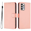 Miniatyrbilde 1 av 5: Skin Feel PU-deksel Kompatibelt med Samsung Galaxy A52 4G / 5G / A52s 5G-WELLNGS Pink