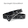 Miniatyrbild 2 av 5: Måttband 4-pack, Måttband för kropp Dubbel Skala Måttband för Sömnad, Kropp, Skräddare 150 cm/60 Tum-WELLNGS black