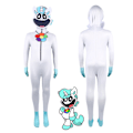 Miniatyrbilde 1 av 2: Cosplay Smiling Critters Klær,Picky Piggy,DogDay,iptv spanien Jumpsuit Halloween Karneval Fest Klesdrakt Dräkt För Barn Vuxna Craftycorn-WELLNGS Craftycorn 120
