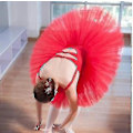Miniatyrbilde 4 av 5: Profesjonell Platter Tutu Svart Hvit Rød Ballet Dans Kostyme for Kvinner Tutu Ballet Voksen Ballet Da-WELLNGS Pink M