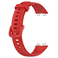 Miniatyrbillede 3 af 5: Kompatibel med Huawei Band 8 Silikonerem Vandtæt Blød Urrem - WELLNGS Red Type J Huawei Band 8