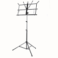 Miniatyrbillede 2 af 5: Heavy Duty Foldbar Musikstand Stativ Base Tripod Orkester Dirigent Bord TY-WELLNGS Black