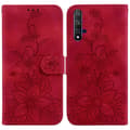 Läderfodral för Huawei nova 5T / Honor 20-WELLNGS Red