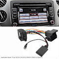 Pikkukuva 1 / 4: Auton Bluetooth 5.0 AUX-sovitin handsfree-mikrofonilla, yhteensopiva RCD310 RCD510 RNS310 -WELLNGS:n kanssa