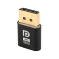 4K Dummy Plug DP Display Adapter EDID Headless Ghost Emulator Skrivbordstillbehör Kompatibel med PC Grafikkort Videokort-WELLNGS
