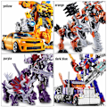 Miniatyrbild 3 av 5: Deformation Robot Leksak, Transformers Deformerad Bil Actionfigur Modell Present till Barn Flickor Pojkar - WELLNGS yellow