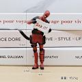 Miniatyrbillede 4 af 5: 6 Deadpool-bil til skrivebordsdekoration, hjemmekontor, Marvel, 8 cm, X-MAN, sjove, søde figurer, modellegetøj - WELLNGS 3
