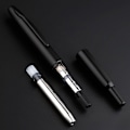 Miniatyrbillede 2 af 5: Majohn A1 Tryk Metal Fyldpen med Klips Iridium Ekstra Fin Nib 0,38 mm Kontor Fg-WELLNGS Gray Reverse Scale