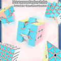 Miniatyrbillede 5 af 5: Professionel Magic Speed Cube 2x2 3x3 4x4 5x5 Pyramid Magic Cube Cartoon-WELLNGS