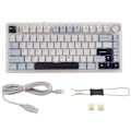 Miniatyrbilde 1 av 5: AULA F75 80 Mekanisk tastatur Hot-Swap Trådløst tastatur Bluetooth Trådløst PBT Gaming tastatur-WELLNGS