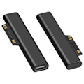 Miniatyrbild 1 av 5: för Surface Connect till USB-C magnetisk adapter, typ C fungerar med 15V/3A 45W för Surface Pro 6/5/4/3-WELLNGS