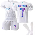 Miniatyrbillede 1 af 2: 2023-2024 Al-Nassr FC Børneudebanefodboldsæt nr. 7 Ronaldo-WELLNGS 26