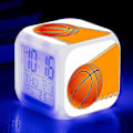 Miniatyrbillede 1 af 5: Basketball Vækkeur 7 Farver Skift Multifunktion Noctilucence Elektronisk Ur Børneværelse Vågne Timer Fødselsdagsgave til Barn Tw-WELLNGS Clear